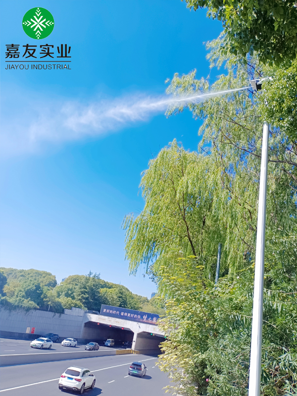 城市環(huán)境治理之汽車尾氣凈化方案—— 隧道360旋轉(zhuǎn)霧樁系統(tǒng)